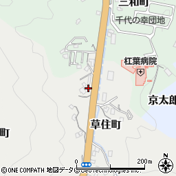 長崎県長崎市草住町40周辺の地図