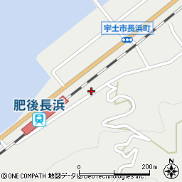 熊本県宇土市長浜町537-2周辺の地図