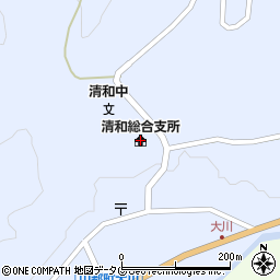 山都町役場清和支所　農林建設水道係周辺の地図