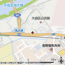 熊本県宇土市馬之瀬町602-1周辺の地図
