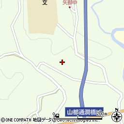 熊本県上益城郡山都町城平581周辺の地図
