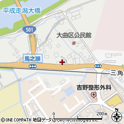 熊本県宇土市馬之瀬町602周辺の地図