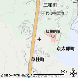 長崎県長崎市草住町1周辺の地図