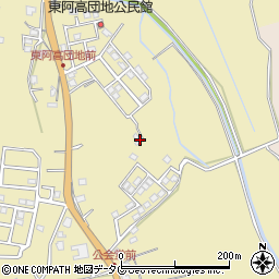 熊本県熊本市南区城南町東阿高471周辺の地図