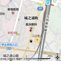熊本県宇土市城之浦町67周辺の地図
