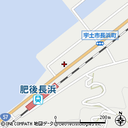 熊本県宇土市長浜町2141-1周辺の地図