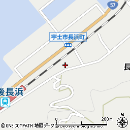 熊本県宇土市長浜町498-1周辺の地図