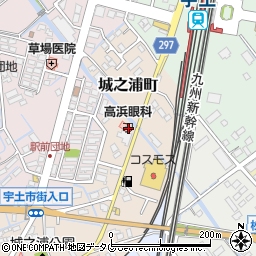 熊本県宇土市城之浦町65周辺の地図
