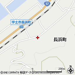 熊本県宇土市長浜町451-1周辺の地図
