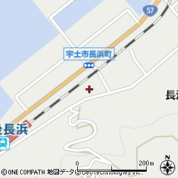 熊本県宇土市長浜町492-1周辺の地図