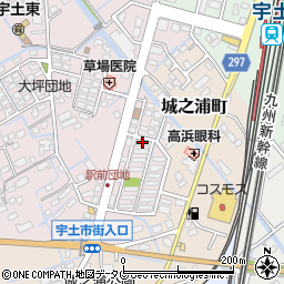 トイレ詰まり修理センター・宇土店周辺の地図