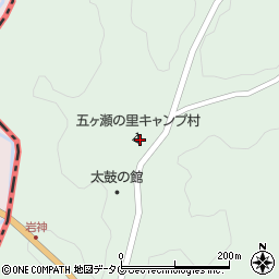 五ヶ瀬の里キャンプ村周辺の地図