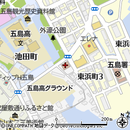 長崎地方法務局五島支局周辺の地図