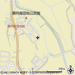 熊本県熊本市南区城南町東阿高449-53周辺の地図