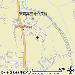 熊本県熊本市南区城南町東阿高449-88周辺の地図