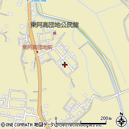 熊本県熊本市南区城南町東阿高449-28周辺の地図