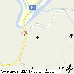 熊本県上益城郡山都町小笹273周辺の地図