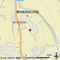 熊本県熊本市南区城南町東阿高449-84周辺の地図