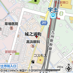 熊本県宇土市城之浦町56周辺の地図