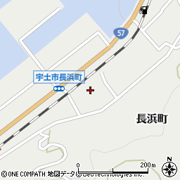 熊本県宇土市長浜町453-1周辺の地図