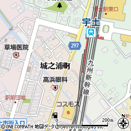熊本県宇土市城之浦町8周辺の地図