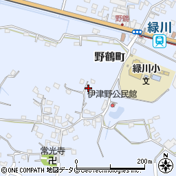 熊本県宇土市野鶴町610周辺の地図