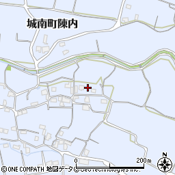 熊本県熊本市南区城南町陳内1150周辺の地図