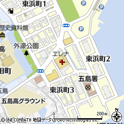 エレナＦＣ福江店周辺の地図