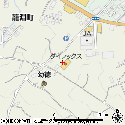 ダイレックス福江店周辺の地図