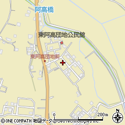 熊本県熊本市南区城南町東阿高449-80周辺の地図