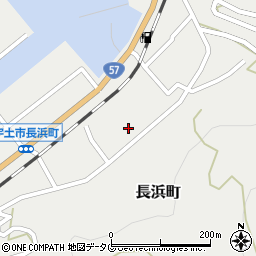 熊本県宇土市長浜町411周辺の地図