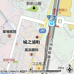 熊本県宇土市城之浦町7周辺の地図