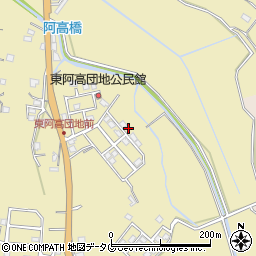 熊本県熊本市南区城南町東阿高449-91周辺の地図