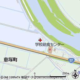 熊本県宇土市野鶴町43周辺の地図