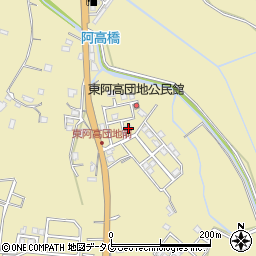 熊本県熊本市南区城南町東阿高449-41周辺の地図