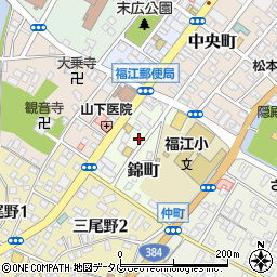 長崎県五島市錦町周辺の地図