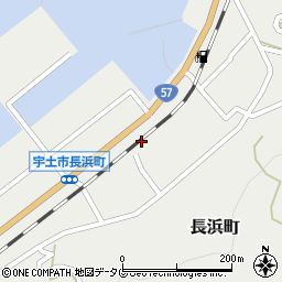 熊本県宇土市長浜町432周辺の地図