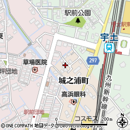 熊本県宇土市城之浦町1周辺の地図