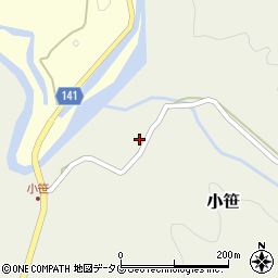 熊本県上益城郡山都町小笹438-2周辺の地図