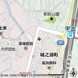明光義塾宇土教室周辺の地図