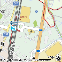 ＨｏｎｄａＣａｒｓ熊本宇土店周辺の地図