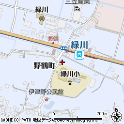 熊本県宇土市野鶴町244周辺の地図