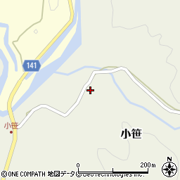 熊本県上益城郡山都町小笹437周辺の地図