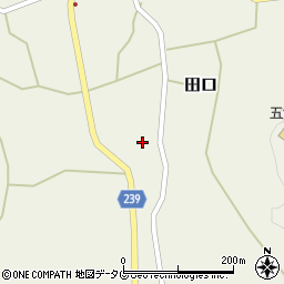 熊本県上益城郡甲佐町田口1090-2周辺の地図