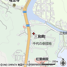 長崎県長崎市三和町341周辺の地図