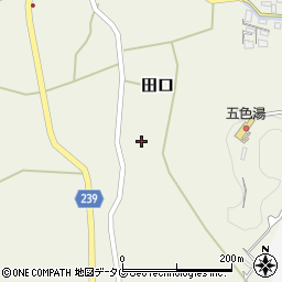 熊本県上益城郡甲佐町田口237周辺の地図