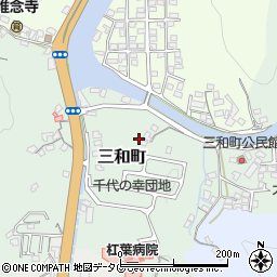 長崎県長崎市三和町258周辺の地図