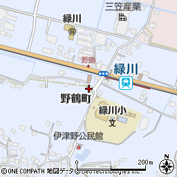 熊本県宇土市野鶴町587周辺の地図