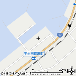 熊本県宇土市長浜町2077周辺の地図