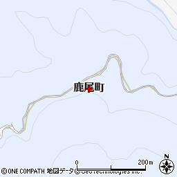 長崎県長崎市鹿尾町周辺の地図